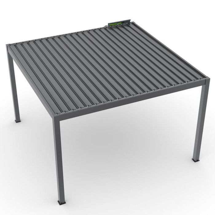 Mirpol Pergolă electrică LUXE 3x3m cu iluminat LED antracit [7]