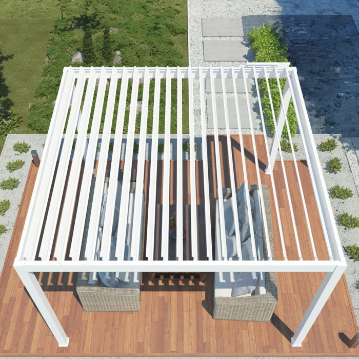 Mirpol Pergolă electrică LUXE 3x4m cu iluminare LED albă [9]