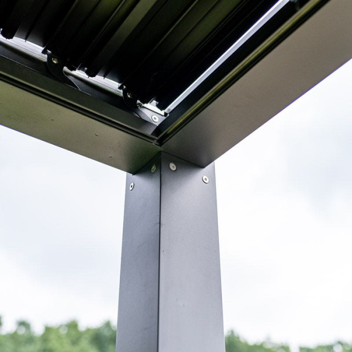 Mirpol Pergola LUXE 4x4m antracit cu iluminare LED [10]