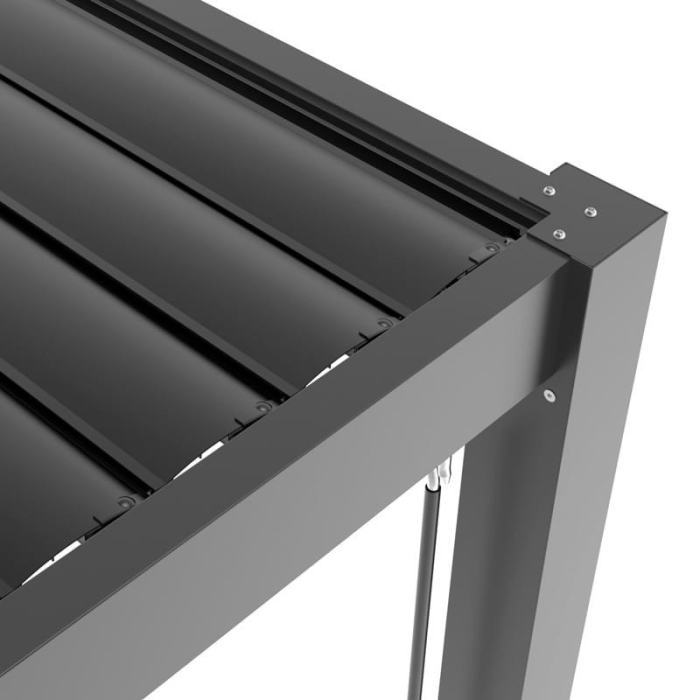Mirpol Pergola LUXE 7,8x3m antracit cu iluminare LED [5]
