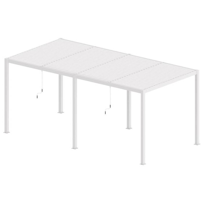 Mirpol Pergolă LUXE 7,8x3m cu iluminare LED albă [6]