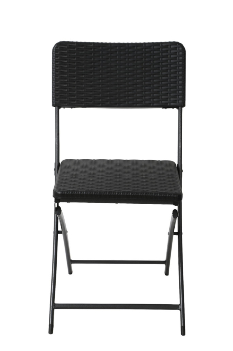 Mirpol Scaun de grădină negru intens [3]