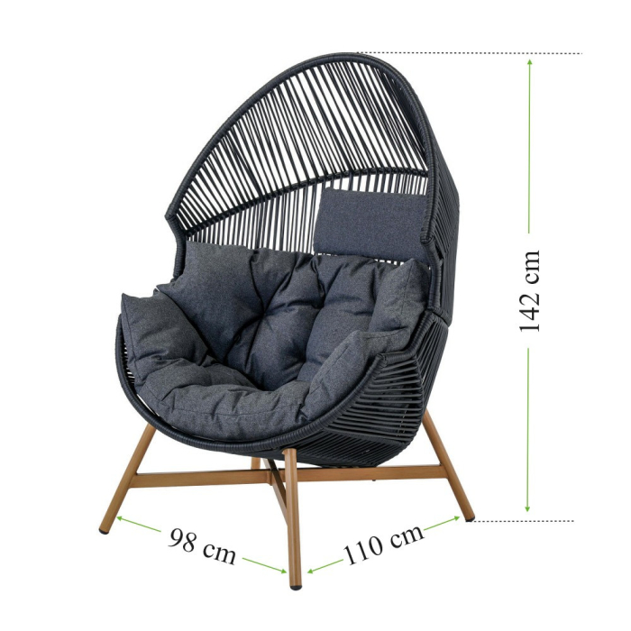 Mirpol Scaun din răchită Holand [3]