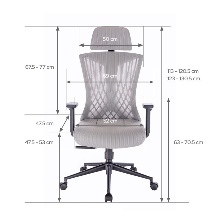 Mirpol Scaun rotativ ergonomic de birou Ergomax [7]