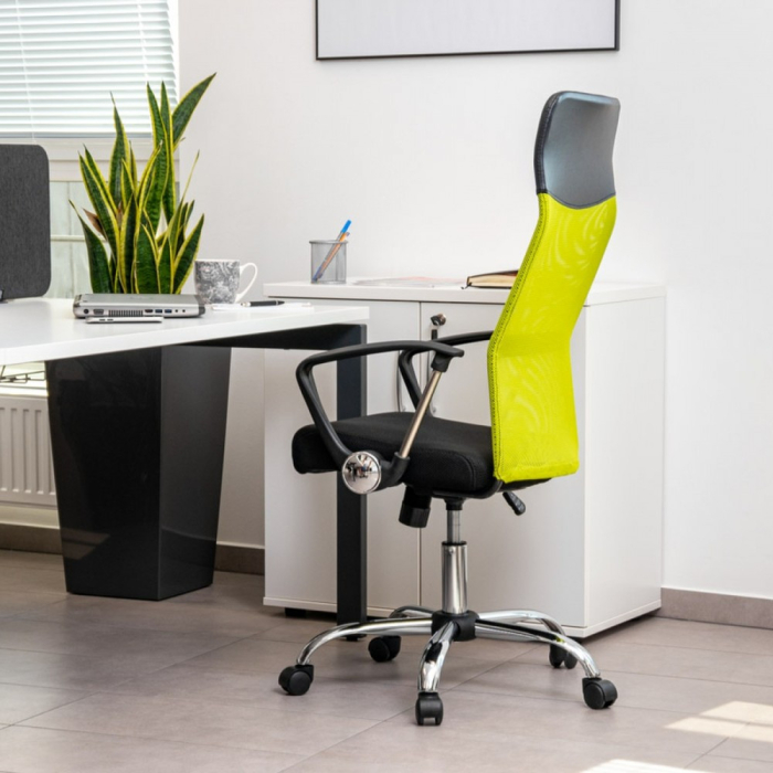 Mirpol Scaun rotativ Lincoln negru-verde [9]