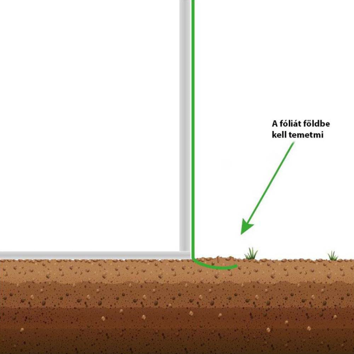 Mirpol Seră din folie 3X4,5X2 m (ramă folie) [10]