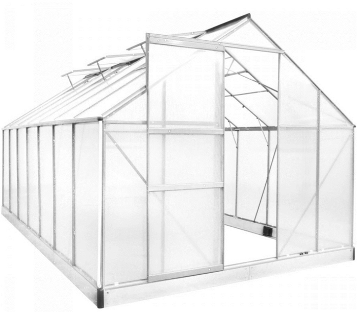 Mirpol Seră din policarbonat 250 x 430 x 124/205 cm [2]