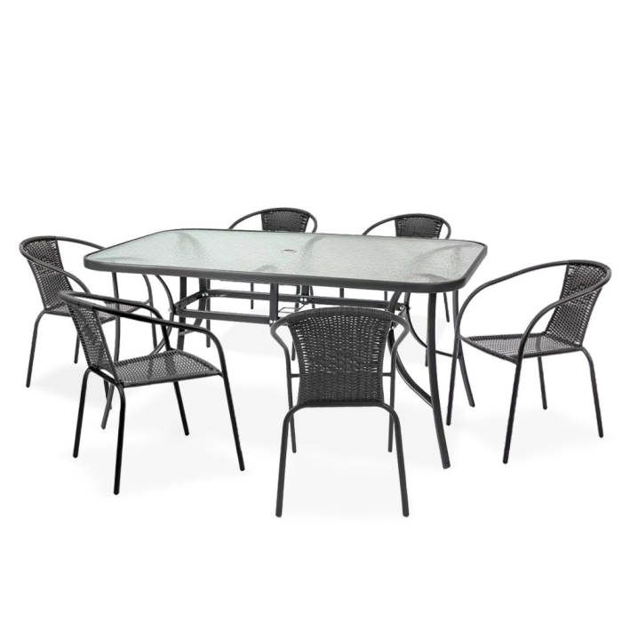 Mirpol Set de mobilier de grădină Lerkules 6 în 1 cu cadru metalic [2]