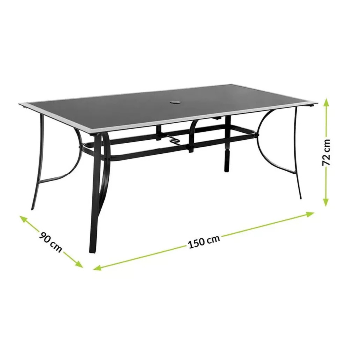 Mirpol Set de mobilier de grădină Markadia 4 în 1 cu cadru metalic [4]