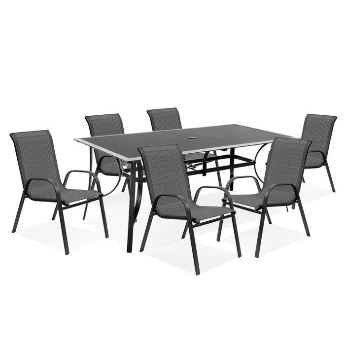 Mirpol Set de mobilier de grădină Markadia 6 în 1 cu cadru metalic [2]