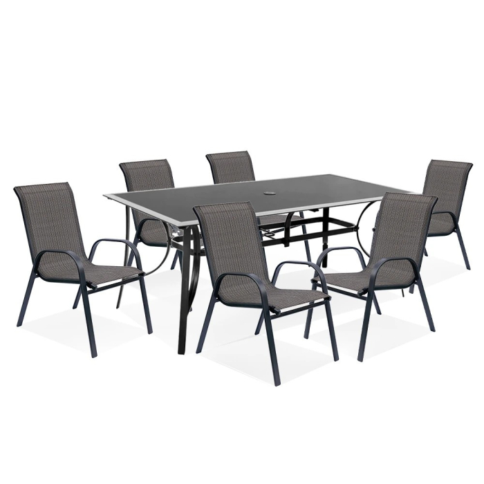 Mirpol Set de mobilier de grădină Markadia 6 în 1 cu cadru metalic [2]