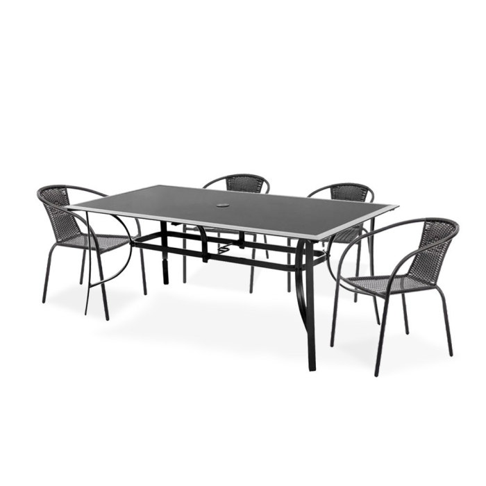 Mirpol Set de mobilier de grădină Merkules 4 în 1 cu cadru metalic [2]