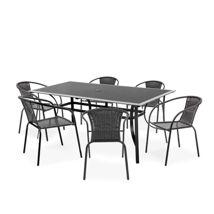 Mirpol Set de mobilier de grădină Merkules 6 în 1 cu cadru metalic [2]