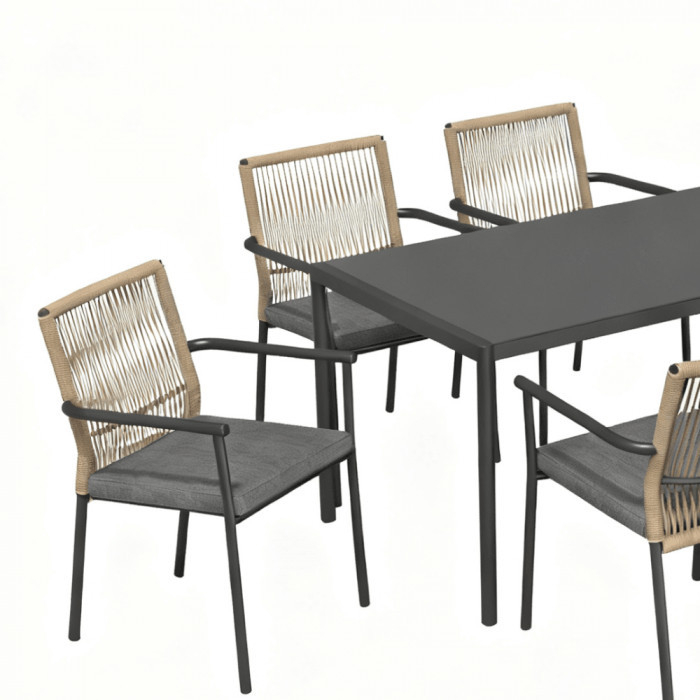 Mirpol Set de mobilier de grădină pentru 6 persoane Vence [2]