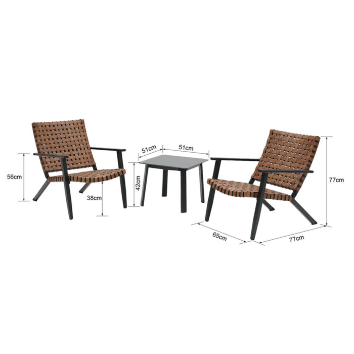 Mirpol Set de mobilier de grădină Texas cu 2 locuri [8]