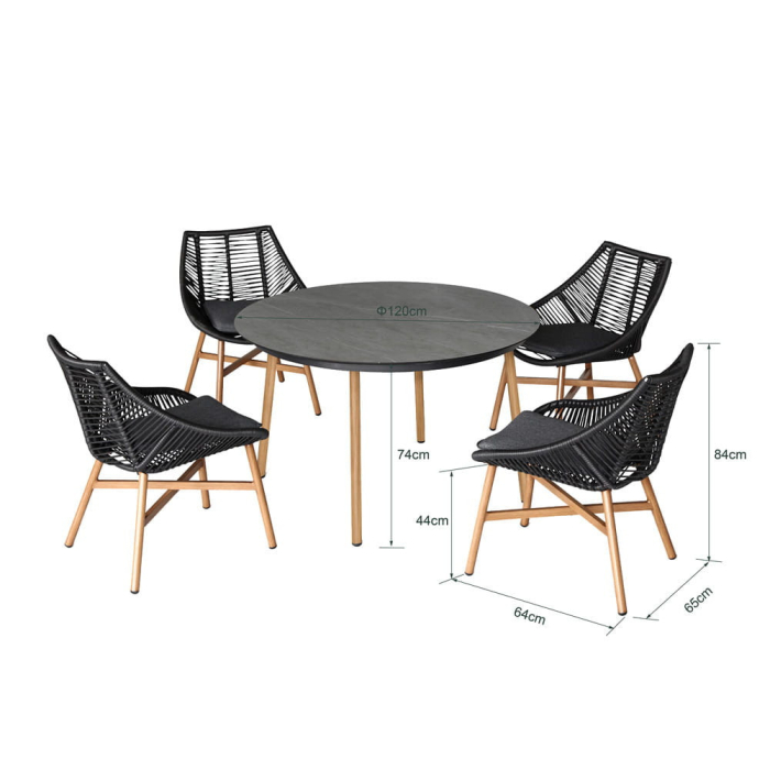 Mirpol Set mobilier de grădină HOLAND cu 4 locuri [4]