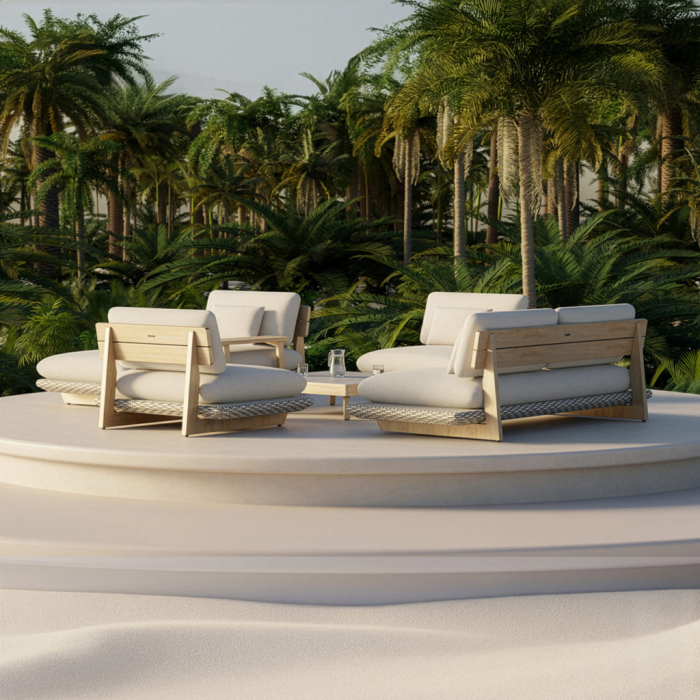 Mirpol Set mobilier de grădină Tulum, set de 6 piese [2]