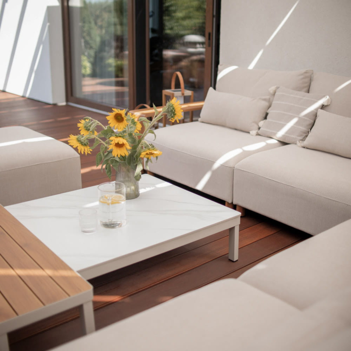 Mirpol Set modular de colțar de grădină KALEM bej [6]