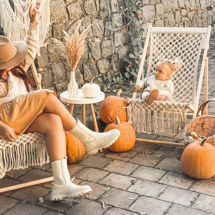 Mirpol Șezlong de grădină din răchită în stil boem [9]