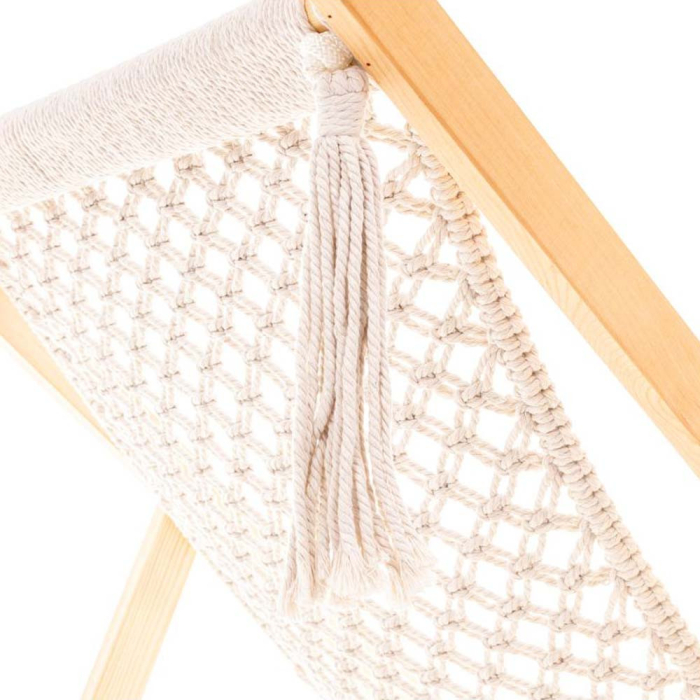 Mirpol Șezlong de grădină din răchită în stil boem [3]