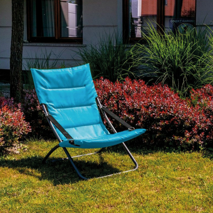 Mirpol Șezlong de plajă Verde în albastru [3]