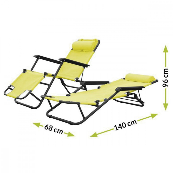 Mirpol Șezlong Senator galben [7]