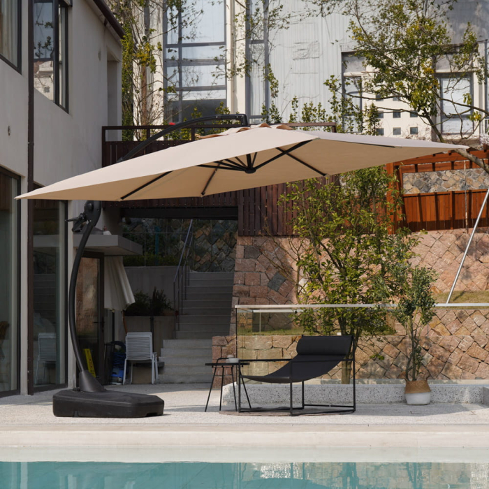 Mirpol Solano parasol de grădină 4 m bej [3]