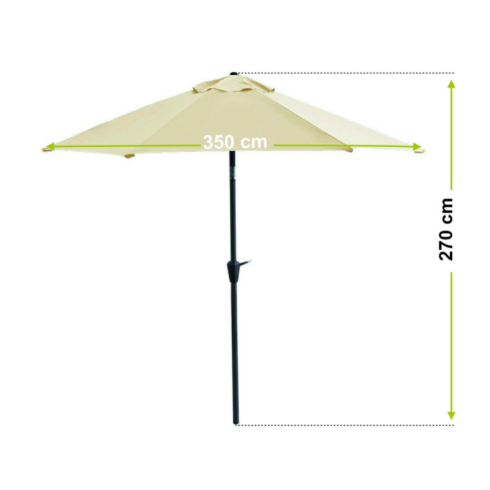 Mirpol Umbrelă de grădină bej Havana [4]