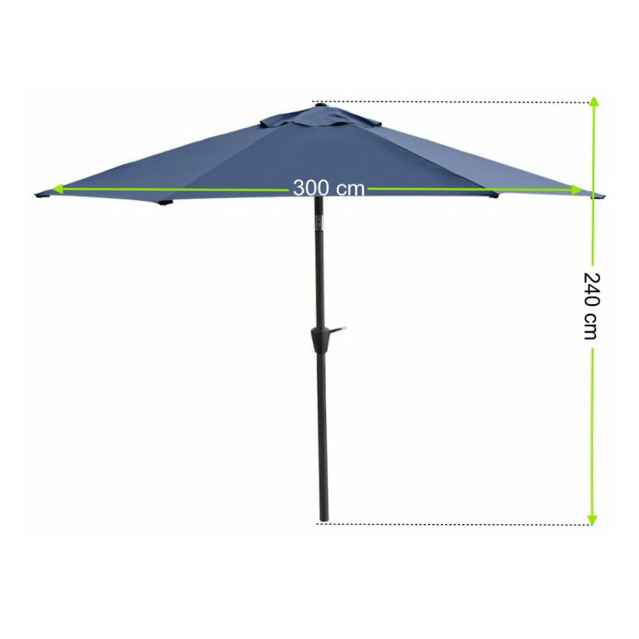 Mirpol Umbrelă de grădină Havana albastră [3]