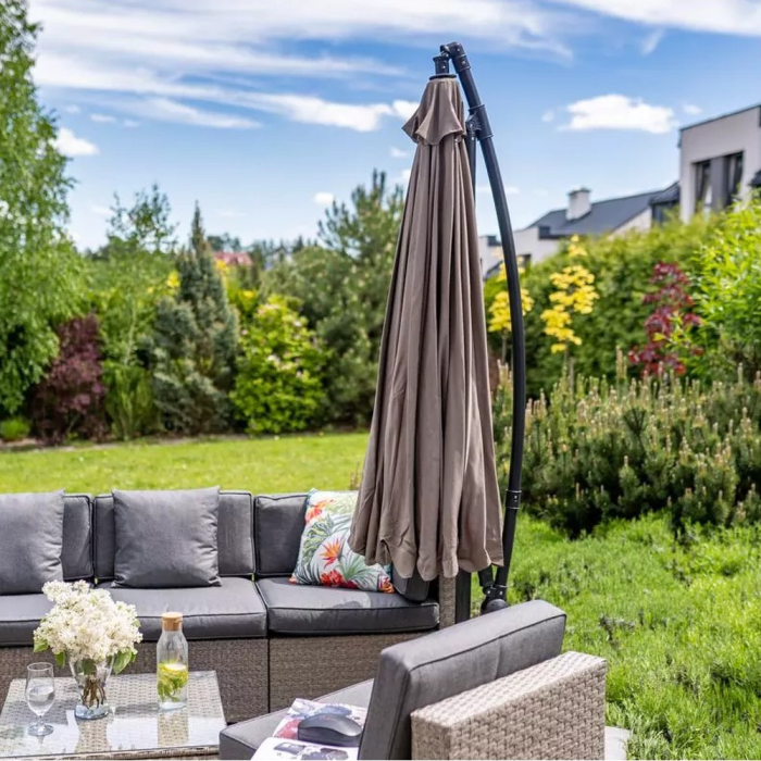 Mirpol Umbrelă de soare Garden Hero maro [5]