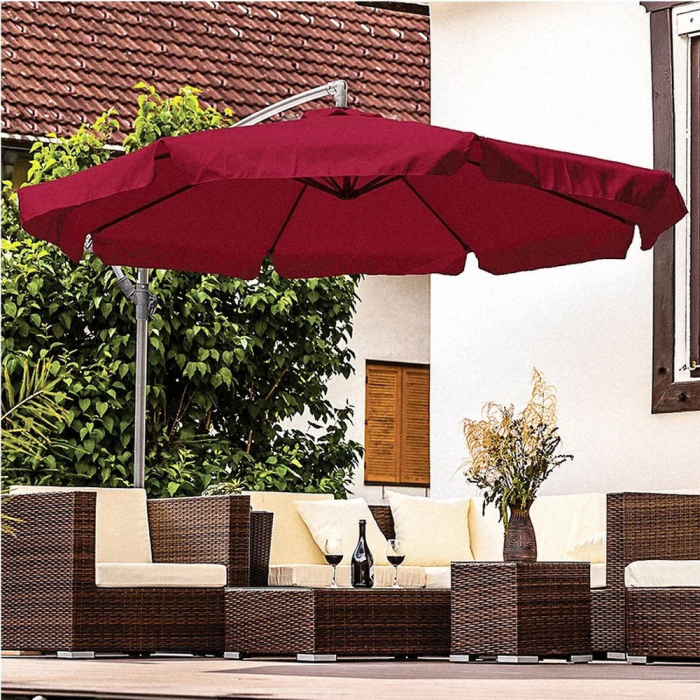 Mirpol Umbrelă de soare Garden Hero, vișinie [6]