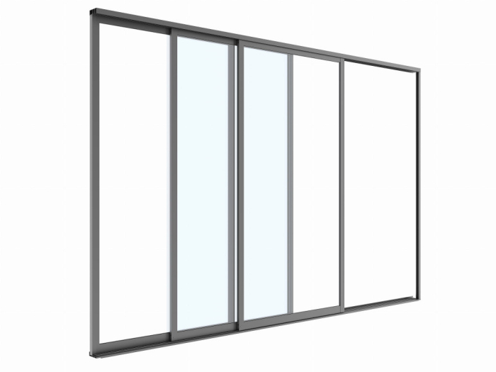 Mirpol Uși glisante LUXE S8 370x218cm până la 4 m antracit [8]