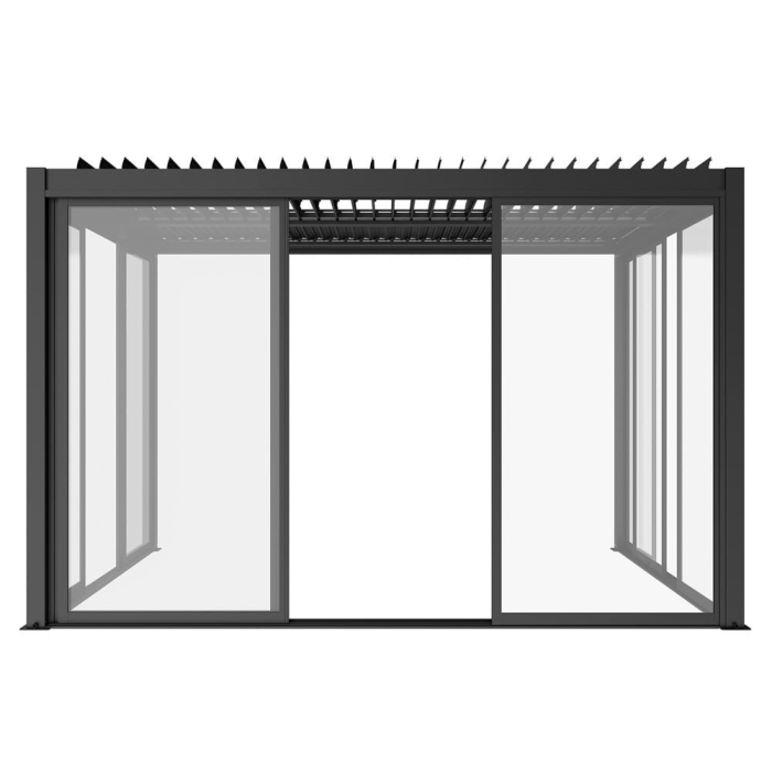 Mirpol Uși glisante LUXE S8 370x218cm până la 4 m antracit [4]