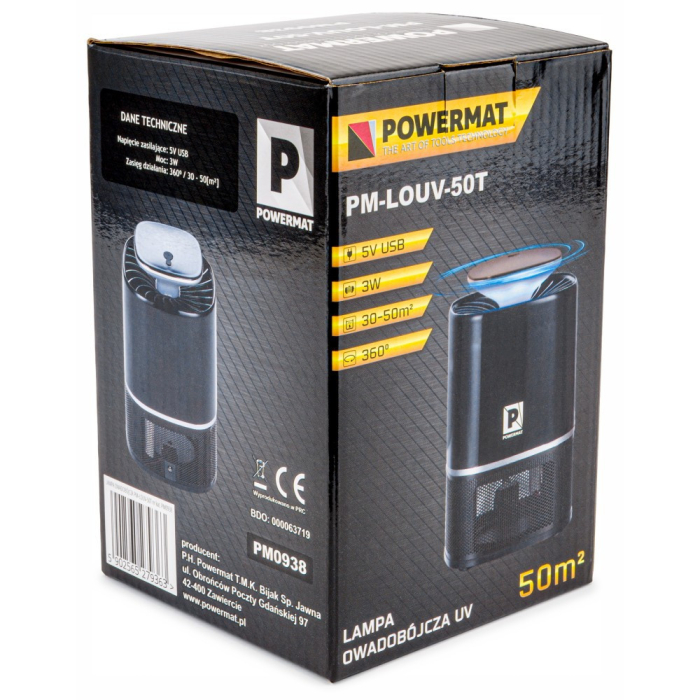 Powermat Capcană pentru insecte cu LED UV PM-LOUV-50T [2]