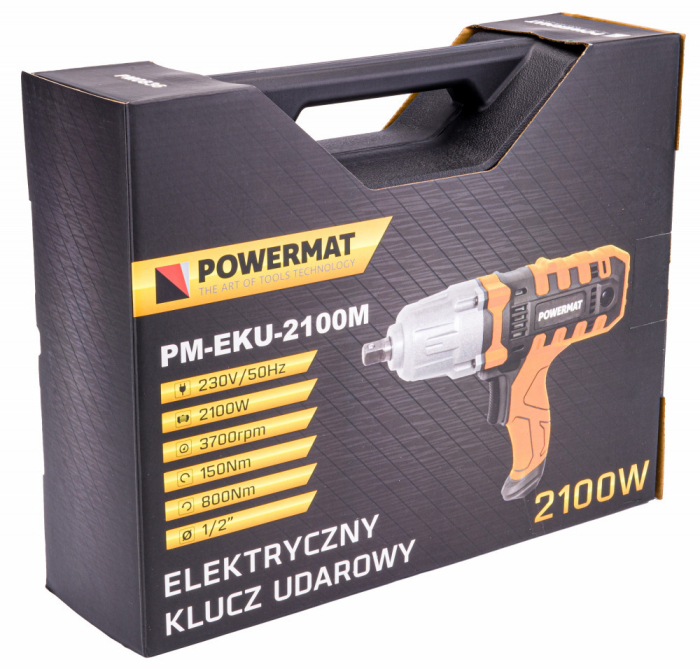 Powermat Cheie electrică cu impact 800Nm PM-EKU-2100M [3]