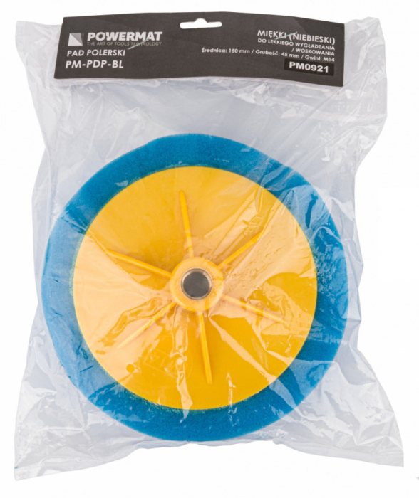 Powermat Disc de lustruit albastru moale 150x45mm M14 PM-PDP-BL [3]