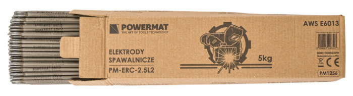 Powermat Electrod de sudură 2,5mm 5KG MMA PM1256 [5]