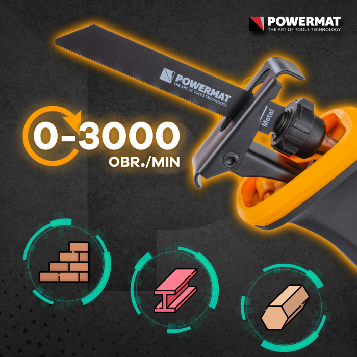 Powermat Ferăstrău sabie PM-PSZ-1800TN [10]
