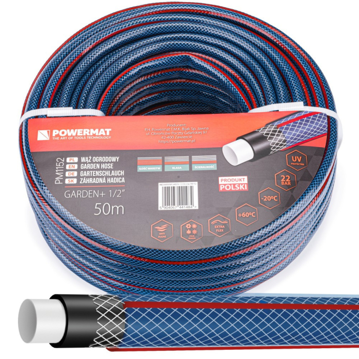 Powermat Furtun de grădină GARDEN+ 1/2" 50m [3]