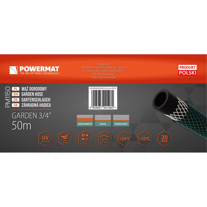 Powermat Furtun de grădină GARDEN 3/4" 50m [4]