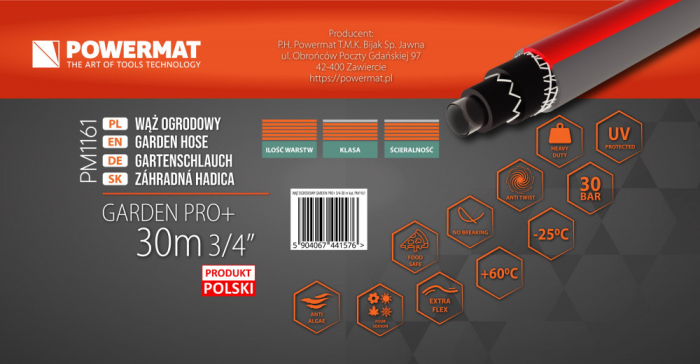 Powermat Furtun de grădină GARDEN PRO 3/4 [4]