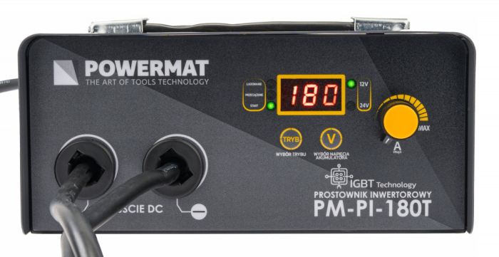 Powermat Încărcător de baterii cu invertor de pornire 180A 12/24 V Încărcător 30A PM-PI-180T [3]