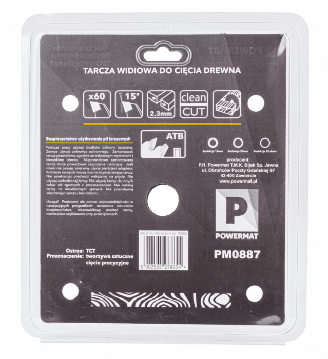 Powermat Lamă de ferăstrău 190x30 60z TDD-190x30x60Z [5]