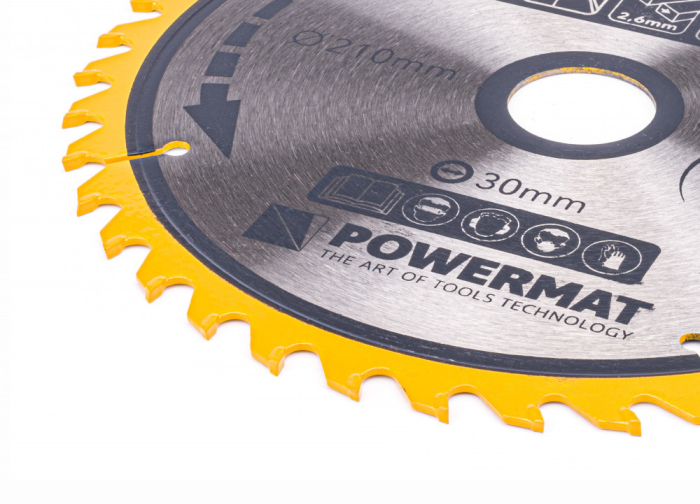 Powermat Lamă de ferăstrău 210x30 40z TDD-210x30x40Z [6]