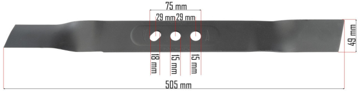 Powermat Lamă pentru mașina de tuns iarbă pe benzină PM-KSS-700SH-NO [2]