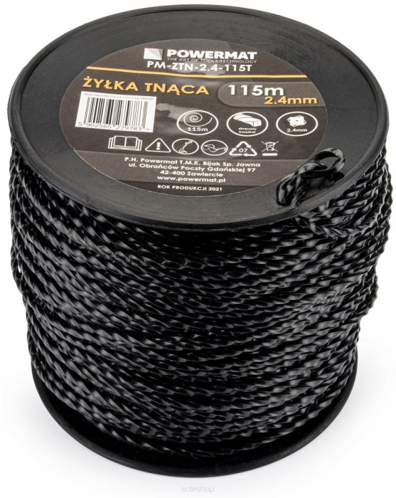 Powermat PM-ZTN-2.4-115T frânghie de tuns iarba [2]