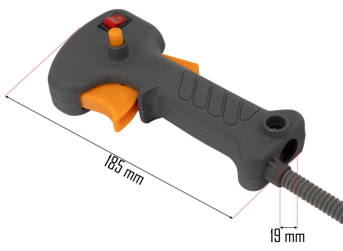 Powermat Manetă de gaz pentru mașina de tuns iarba pe benzină PM-KS-600T-RG [6]