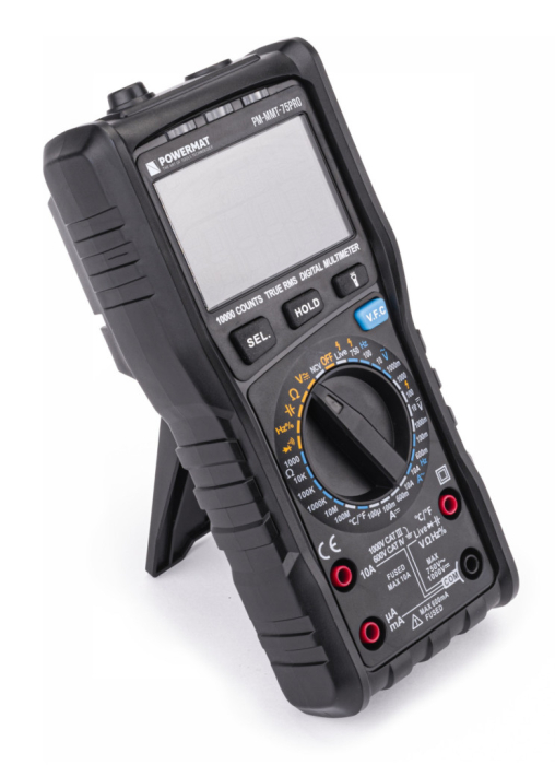 Powermat Multimetru digital cu ampermetru LCD PM-MMT-75PRO [3]