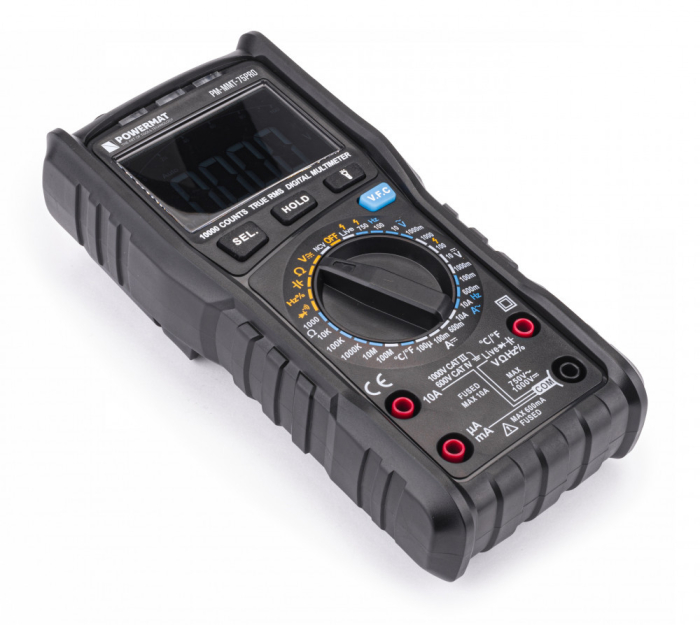 Powermat Multimetru digital cu ampermetru LCD PM-MMT-75PRO [2]