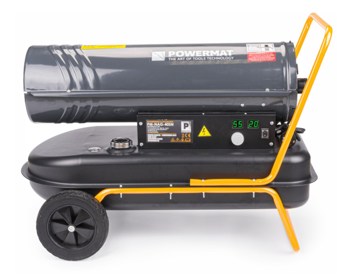 Powermat Pistol de încălzire cu gaz petrolier cu afișaj LCD 40kW PM-NAG-40SN [2]